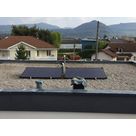 Panneaux photovoltaïque sur toit terrasse en Rhone Alpes